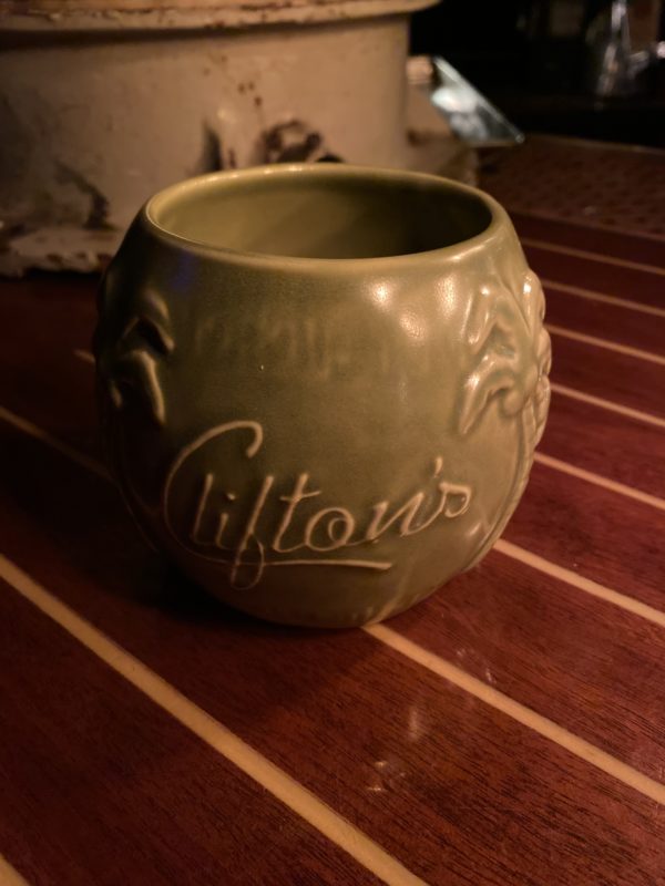 Clifton’s Coconut Palm Tiki Mug